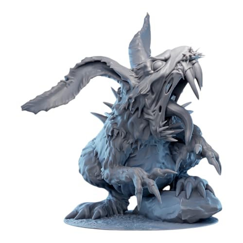 Unpainted DND White Rabbit 2 Miniature Figurine, Tabletop Gaming Collectible, Fantasy World, Ideal Gift for Dungeon Masters and Collectors Alike - Designed by Mammoth Factory