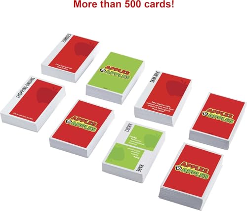 Mattel Games Apples to Apples Game of Comparisons for Parties & Family Reunions with 500+ Cards for 4 to 8 Players - style: Classic