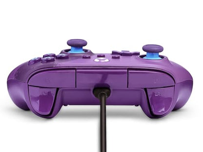 PowerA Advantage Wired Controller for Xbox Series X|S - Celestial Purple, gamepad, hall effect thumbsticks, gaming controller, USB-C, Works with Xbox One, Officially Licensed - style: Celestial Purple
