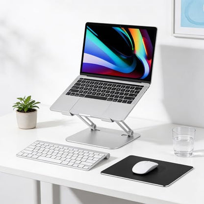 Hard Metal Mouse Pad for Desk, Aluminum Mouse Pad with Stable Rubber Base, Firm Mousepad Gaming Mousepad No Smell Waterproof Fast and Accurate Mouses Control for Travel and Home Office (Black)