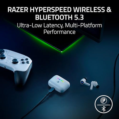 Razer Hammerhead V3 X Wireless Multi‐Platform Gaming Earbuds, PS Edition - style: PlayStation Edition