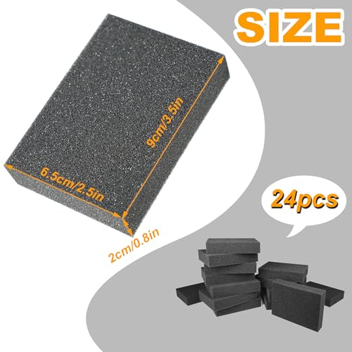 Foam Card Dividers - 24 PCS Multifunction Foam Dividers for Trading Cards Shock Absorbing Foam Block for Sport Playing Game Card Packing Cases and Crafts