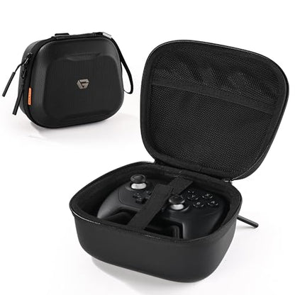 GesTac Carrying Case Compatible with Switch 2 Pro Controller, Travel Protective Portable Storage Bag, Hard Shell EVA Shockproof, Anti-Scratch – Black