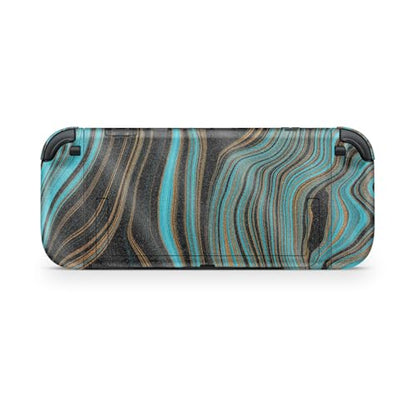 Glossy Glitter Gaming Skin Compatible with Nintendo Switch 2 Console Only - Blue Canyon - Premium 3M Vinyl Protective Wrap Decal Cover - Easy to Apply | Crafted in The USA by MightySkins - color: Blue Canyon, size: Switch 2 Console Skin Only, style: Gloss
