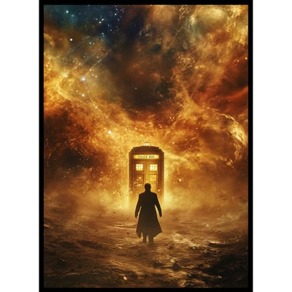 100ct Matte TCG/MTG Card Art Sleeves (The Time Lord V2)