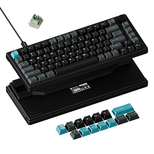 Keychron J2 HE Hall Effect Wired Gaming Keyboard Volume Knob, 8000Hz Rapid Trigger Programmable RGB Hot-Swap Ultra-Fast Magnetic Linear Switch, Non-Shine-Through PBT for Mac Windows Linux - 75% Layout