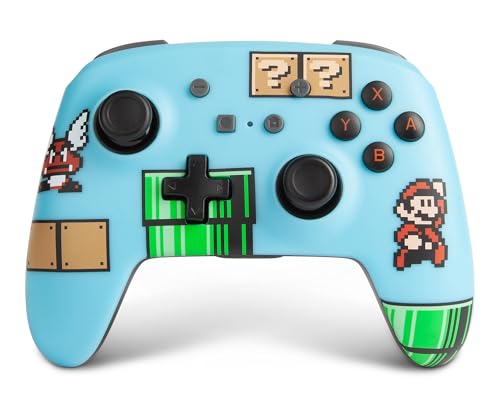 PowerA Enhanced Wireless Controller for Nintendo Switch - SMB3, Switch Lite/Switch-OLED Model, Nintendo Switch 2, Gamepad, game controller, Bluetooth controller (Amazon Exclusive) - color: Super Mario Bros. 3