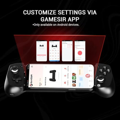 GameSir X5 Lite Mobile Gaming Controller for Android & iPhone 15/16 Series (USB-C), Hall Effect Joystick, Lightweight Ergonomic Phone Controller- Play Genshin Impact & Zenless Zone Zero (Renewed)
