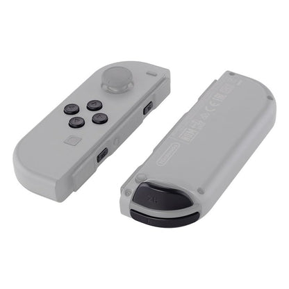 eXtremeRate DIY Full Set Buttons for Nintendo Switch & Switch OLED, Custom Replacement Buttons for JoyCon, ABXY Direction Keys SR SL L R ZR ZL + - Home Capture Trigger Buttons Springs - Black - color: Black