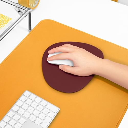 GREEDY FARMERS Mouse pad, Non-Slip Washable Waterproof Computer Mouse pad (Diva Burgundy) - color: Diva Burgundy