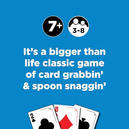 PlayMonster Giant Spoons,Card Games for Kids - Spoons Game,Deck of Cards,Fun Family Games for Kids and Adults, Playing Cards,Game Night, Travel Games, 3-6 Multi-Player Card Game,Ages 7+
