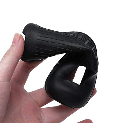 2X Wii Silicone Case Cover with Wrist Strap for Wii Remote Controller (Black) - color: Black