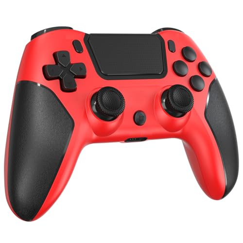 Hiyuky Wireless Controller Compatible with P5/PC with 3.5mm Audio Jack - color: Red