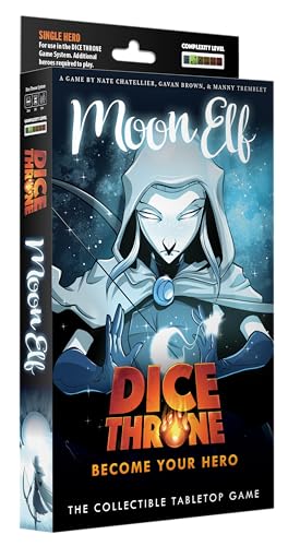 Dice Throne Box Game - Strategic Dice & Card Battler (Moon Elf) - style: Moon Elf