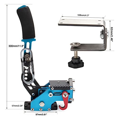 Htostar Racing PC Racing Game USB Handbrake,64 Bit USB Handbrake Compatible with G25 G27 G29 G920 T500 T300
