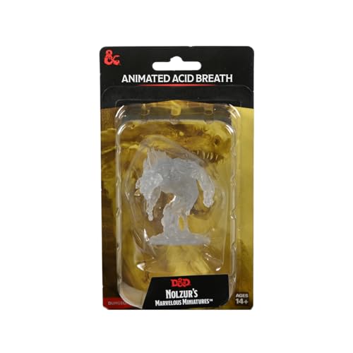 WizKids D&D Nolzur's Marvelous Miniatures: Animated Acid Breath Dungeons and Dragons Unpainted Miniatures - style: Animated Acid Breath