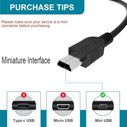 Saipomor Replacement Charger Mini USB Power Cord Charging Cable Compatible with Nintendo Wii U Pro Controller (6ft) - size: 6ft