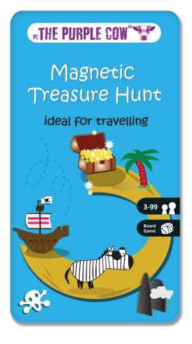 Magnetic Travel Treasure Hunt Game - Car Games , Airplane Games and Quiet Games - color: Treasure Hunt