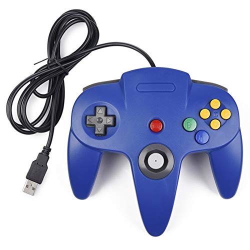 miadore 4 Pack USB N64 Controller, Classic N64 Controller Wired 64 Gamepad Controller Joystick for PC MAC Raspberry pi 4 [Windows]…