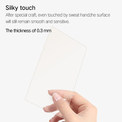PERFECTSIGHT Anti Blue Light Anti Glare Tempered Glass Screen Protector Compatible with Nintendo Switch OLED 7 inch, [Eye Protection] [Great Gaming Experience] - Matte Clear Anti Fingerprint 1 Pack - size: NS oled 7 inch