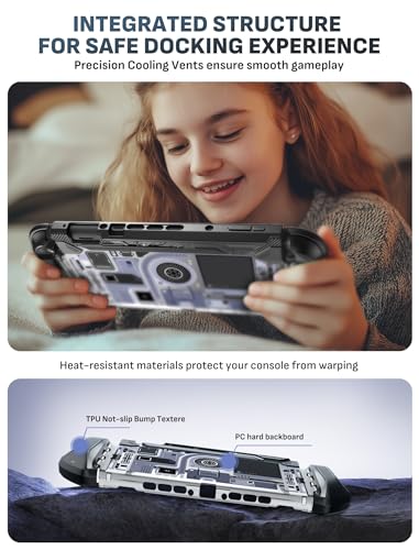 Mumba Blade Series Case for Nintendo Switch 2 [Dock Friendly] [Military-Grade Protection] Switch 2 Grip Protective Cover Shell, Quick-Release Joy-Con, Accessories for Switch 2 Controllers (Circuit) - color: Circuit