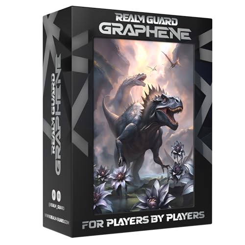 Graphene -100ct Textured Matte TCG/MTG Card Art Sleeves (Black Lotus Dinosaur) - style: Graphene