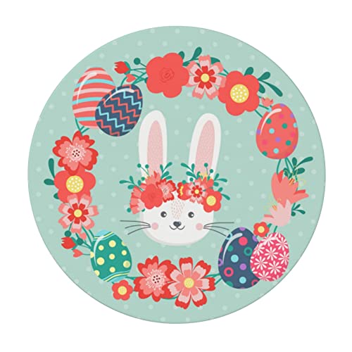 Easter Eggs Tablecloths Round Elastic Fitted Edge Home Tablecloth for Picnic Dinner Indoor Outdoor Party 40-44 inch - color: Black11, size: 40" (Round)