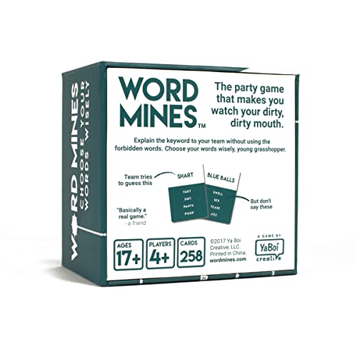 a Dirty Word-Guessing Card Game, Party Games for Adults, Friends, Large Group, Game Night, Bachelorette Party, Adult Party Games