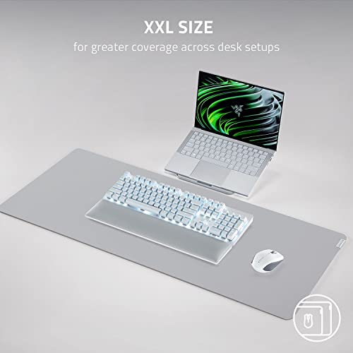 Razer Pro Glide Soft Mouse Mat: Thick, High-Density Rubber Foam - Textured Micro-Weave Cloth Surface - Anti-Slip Base - XXL Size, 16.1L x 37W inches (Pack of 5) - size: 16.1L x 37W inches (Pack of 5)