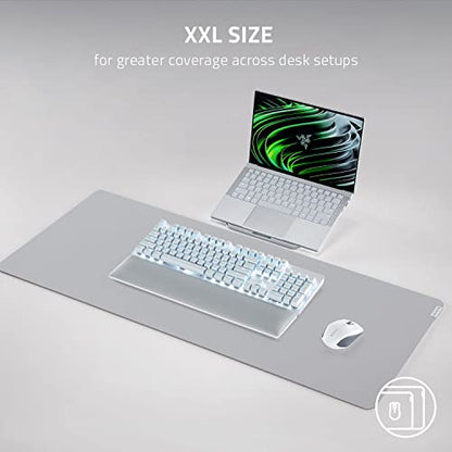 Razer Pro Glide Soft Mouse Mat: Thick, High-Density Rubber Foam - Textured Micro-Weave Cloth Surface - Anti-Slip Base - XXL Size, 16.1L x 37W inches (Pack of 5) - size: 16.1L x 37W inches (Pack of 5)