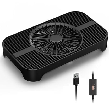 X3-V2 USB Cooling Fan, 18dB Ultra Quiet 140mm USB PC Fan with 3 Speeds Controller, Built-in Cable for Cooling Mini PC, Router, Receiver, Amplifier, DVR, PlayStation, Xbox, Computer Cabinet