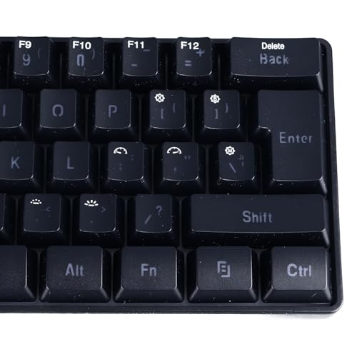 SUNGOOYUE 61 Keys RGB Backlit Gaming Keyboard Wired Membrane Keyboard for Home Office (Black) - color: Black