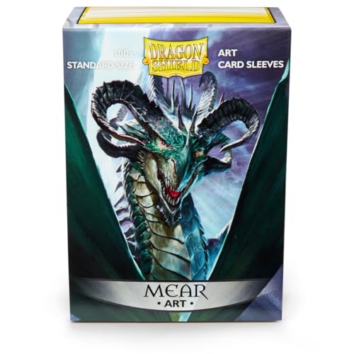 Dragon Shield Art Sleeves | Special Edition - Mear | 100 CT - Smooth & Tough Premium TCG Sleeves | Compatible with Pokemon, One Piece & Magic the Gathering - color: Mear
