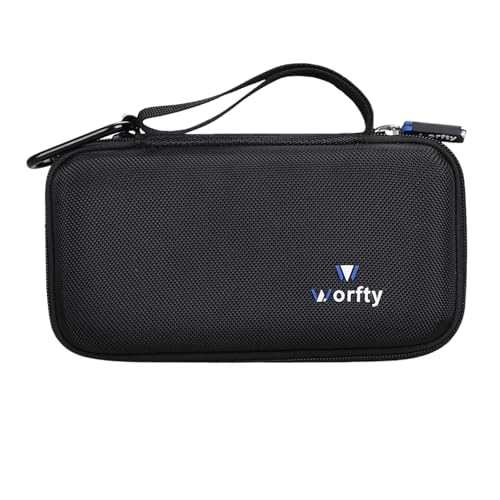 worfty Case for Trimui Smart Pro 5 inch Handheld Game Console - Hard Travel Protective Carrying Storage Bag (Case Only) (Black)