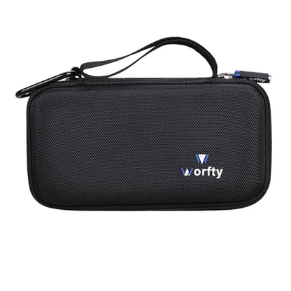 worfty Case for Trimui Smart Pro 5 inch Handheld Game Console - Hard Travel Protective Carrying Storage Bag (Case Only) (Black)