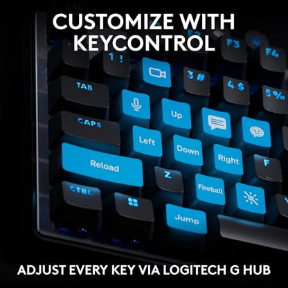Logitech G PRO X TKL Rapid Tenkeyless Gaming Keyboard (Hall-Effect) - Black | Hall-Effect Magnetic Analog Switches with Rapid Trigger, Lightsync RGB, Detachable USB-C Cable, Volume Roller & Media Buttons - color: Black, size: TKL - Wired, style: Rapid Tri