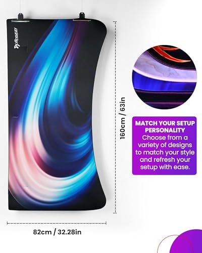 Arozzi Arena Gaming Desk Pad D009 | Full Desk Mouse Pad, Washable Desk Mat, Anti-Slip Rubber Base, Water-Resistant Surface - color: D009