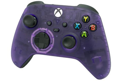 ProControllers LLC Wireless Custom Controller Compatible with PC, Windows 10+, Series X/S & One (Series X/S Clear Purple) - color: Series X/S Clear Purple