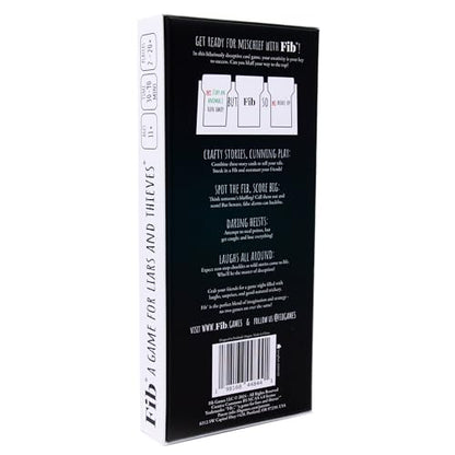 Fib: A Game for Liars and Thieves –– The Award-Winning Party Game for Poker-Faced Scoundrels, Silver-Tongued Storytellers, and Those who Know the Meaning of Yes, and