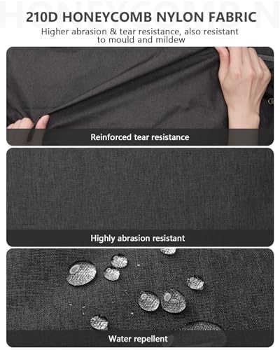 Gonex Large Foldable Travel Duffle Bag with Shoes Compartment, Packable Lightweight Water Repellent Duffel Bag for Camping Gym Weekender Bag - color: Dark Grey, size: 150L