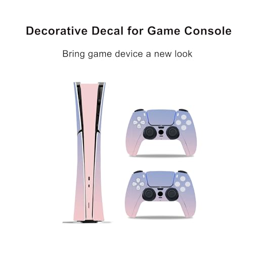 Skin Sticker Compatible with PS5 Slim Digital Console Controller (Multi) | Protective Decal Cover, Game Device Vinyl - color: Multi