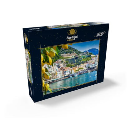 MyPuzzle Panoramic View of Beautiful Amalfi On Hills Leading Down to The Coast, Campania, Italy - Premium 1000 Piece Jigsaw Puzzle for Adults - size: 1000 Pieces