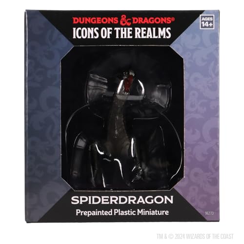 WizKids D&D Icons of the Realms: Spiderdragon - Boxed Miniature - style: Spiderdragon