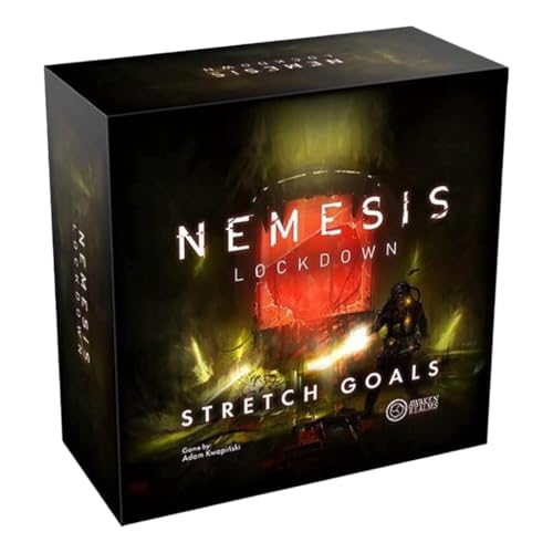 Rebel Studio Nemesis Lockdown Stretch Goals Board Game - Exclusive Content, Enhance Your Sci-Fi Horror Adventures! Strategy Game for Kids & Adults, Ages 14+, 1-5 Players, 90-180 Min Playtime