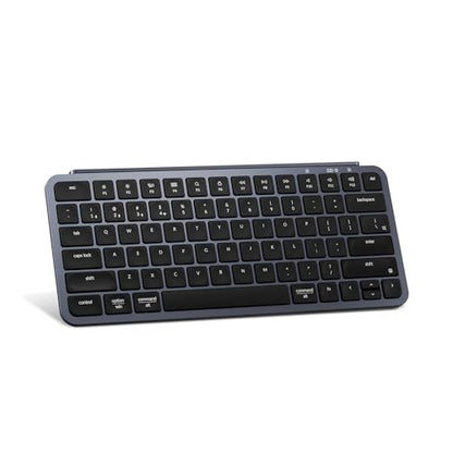 Keychron B1 Pro Ultra-Slim Wireless Keyboard, ZMK/Launcher Programmable Bluetooth/2.4GHz/Wired, 1200 Hours Battery Life, Silent Scissor Switch Office Keyboard for Mac/Windows/Linux - Gray - color: Gray