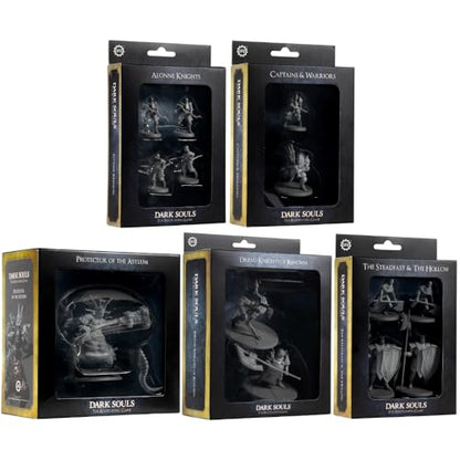 Steamforged Games: Dark Souls The Roleplaying Game Miniatures Bundle (Alonne Knights, Captains & Warriors, Protector of The Asylum, Dread Knights of Renown, and The Steadfast & The Hollow - 13 Items)