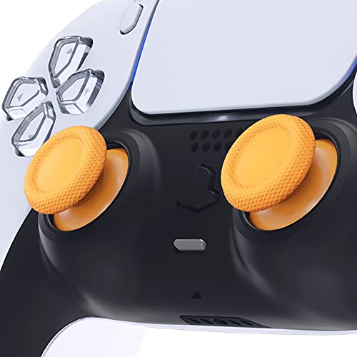 eXtremeRate Caution Yellow Replacement Thumbsticks for PS5 Controller, Custom Analog Stick Joystick for PS4 Controller Universal - color: Caution Yellow