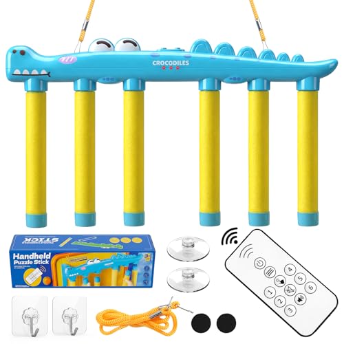 Reflex drop sticks game Challenge Game Solo/Dual Play &Remote control (yellow)Is excellent for family game nights 3 Speed ModesHand Eye CoordinationFun Catch Falling Sticks Game for Kids & Adults - color: Yellow