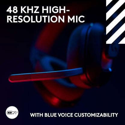 Logitech G Astro A20 X Multi-Platform Wireless Gaming Headset - Black | For PS5, Xbox, PC, Switch - PLAYSYNC Audio Switcher, <16 bit/48kHz (Console), <24 bit/48 kHz (PC), <90hr Battery, 2.4GHz & BT - color: Black