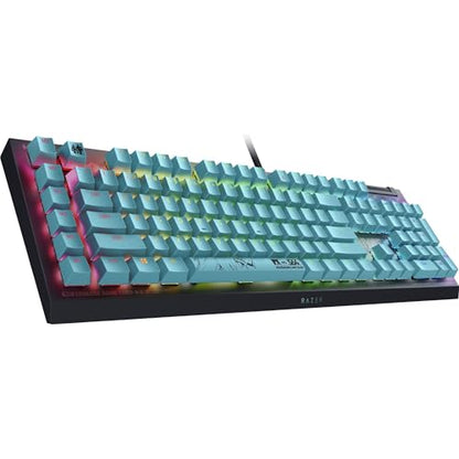 Razer BlackWidow V4 X Mechanical Gaming Keyboard, Zenless Zone Zero Edition | Green Switches Tactile & Clicky, 6 Macro Keys, Chroma RGB, Doubleshot ABS Keycaps, Sound Dampening & Stabilizers - color: Zenless Zone Zero Edition